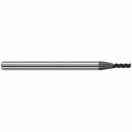 HARVEY TOOL 5mm Cutter dia. x 15mm  Carbide Square End Mill for Exotic Alloys, 4 Flutes, AlTiN Nano Coated 821364-C6